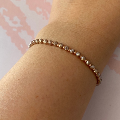Beżowa bransoletka