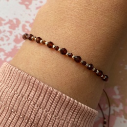 Brązowa bransoletka