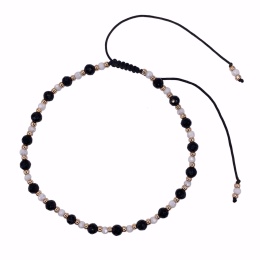 Czarno biała bransoletka