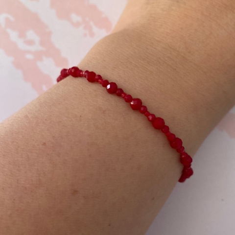 Czerwona bransoletka Nova