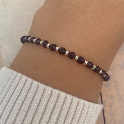 Fioletowa bransoletka