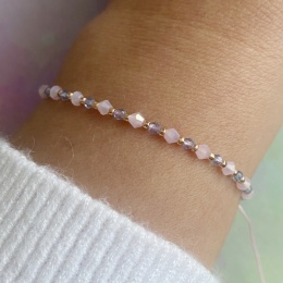 Różowa bransoletka