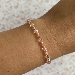 Różowa bransoletka