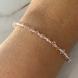 Różowa bransoletka