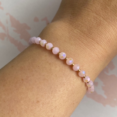 Różowa bransoletka