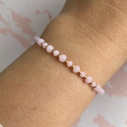 Różowa bransoletka