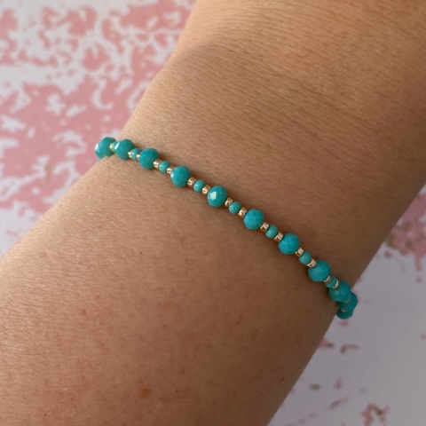 Turkusowa bransoletka